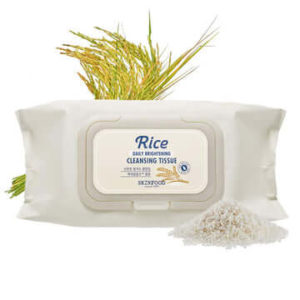Skinfood Rice Daily Brightening Cleansing Tissue